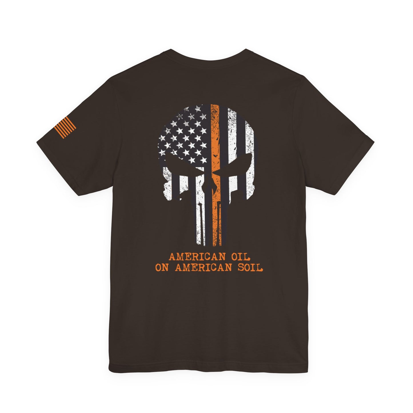 Pathfinder Oil & American Soil T-Shirt — "American Oil on American Soil" Skull Tee