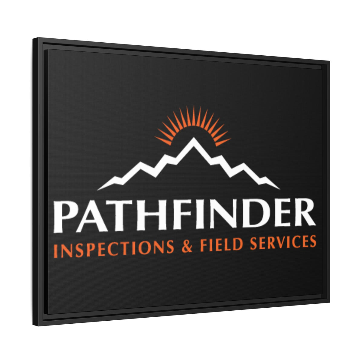 Pathfinder Inspections & Field Services Framed Canvas Wall Art