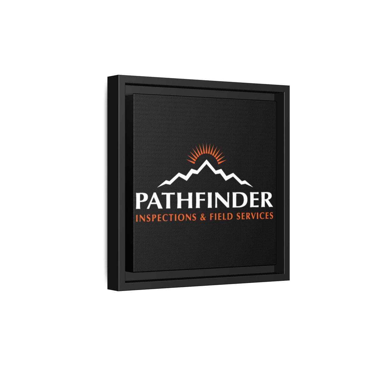 Pathfinder Inspections & Field Services Framed Canvas Wall Art