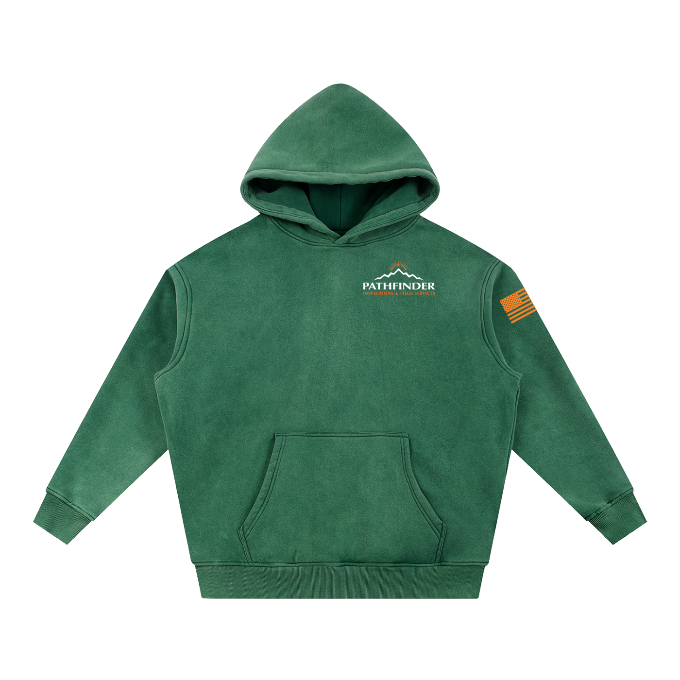 Snow Wash Fleece Oversize Hoodie