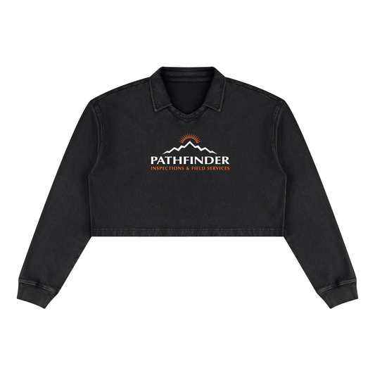 Pathfinder Women’s Vintage Wash Crop Sweatshirt