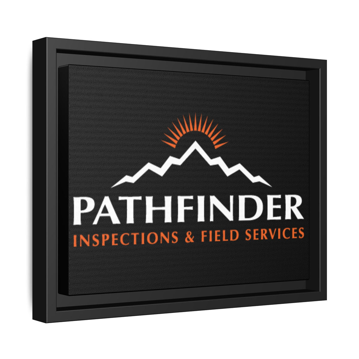 Pathfinder Inspections & Field Services Framed Canvas Wall Art