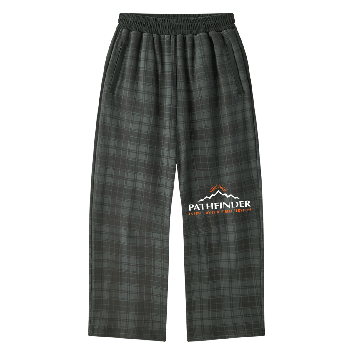 Pathfinder Unisex Plaid Straight Leg Pants
