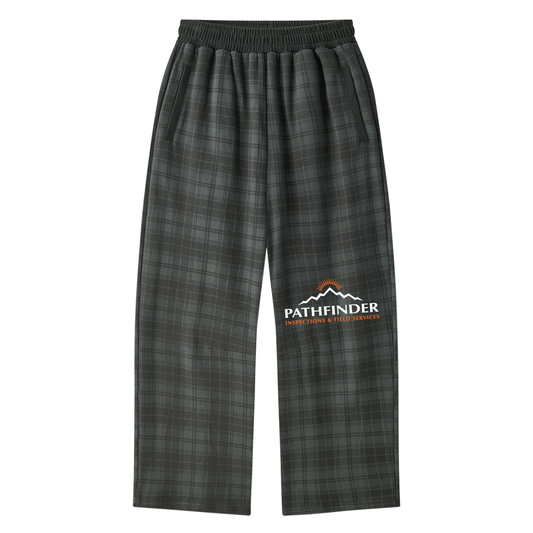 Pathfinder Unisex Plaid Straight Leg Pants