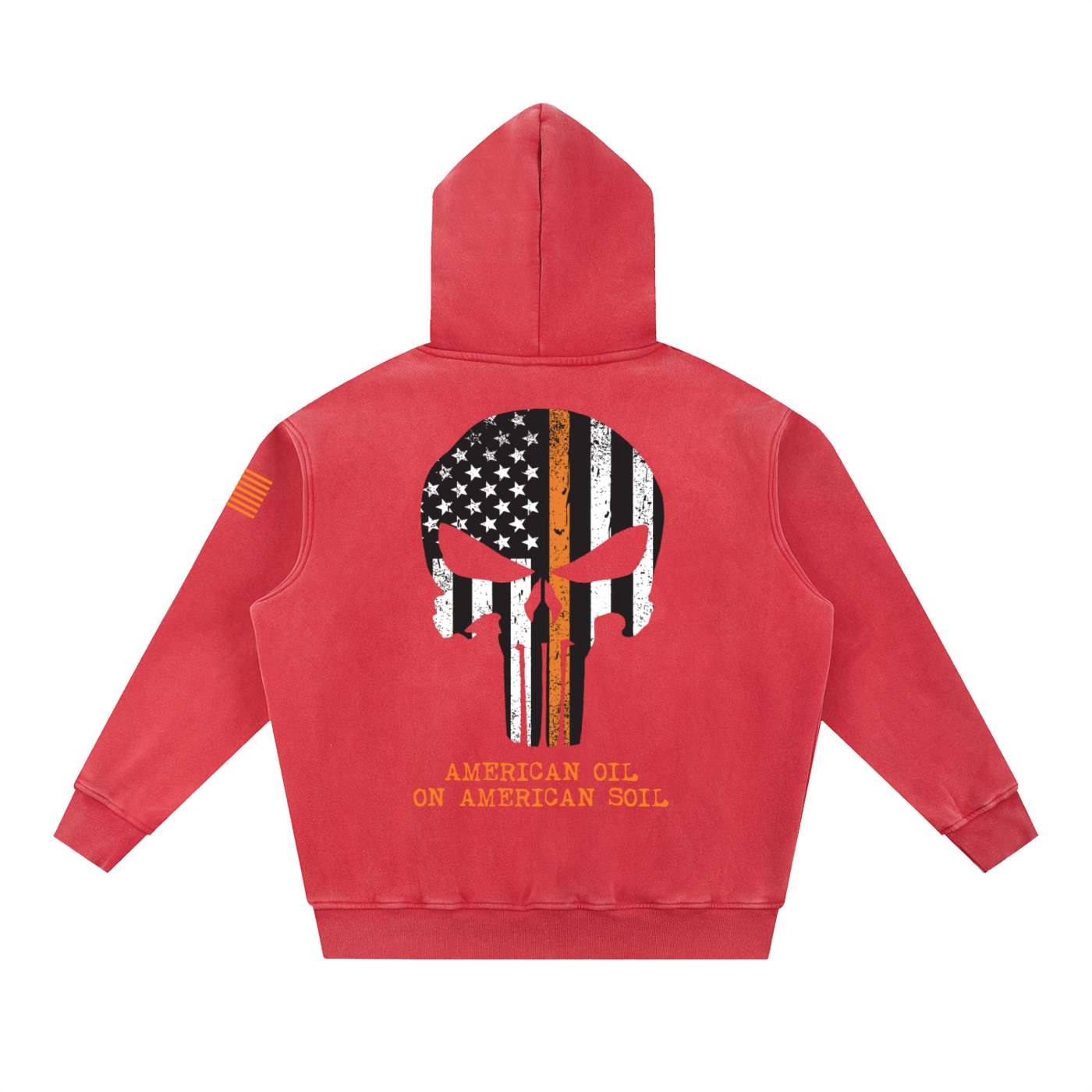 Snow Wash Fleece Oversize Hoodie
