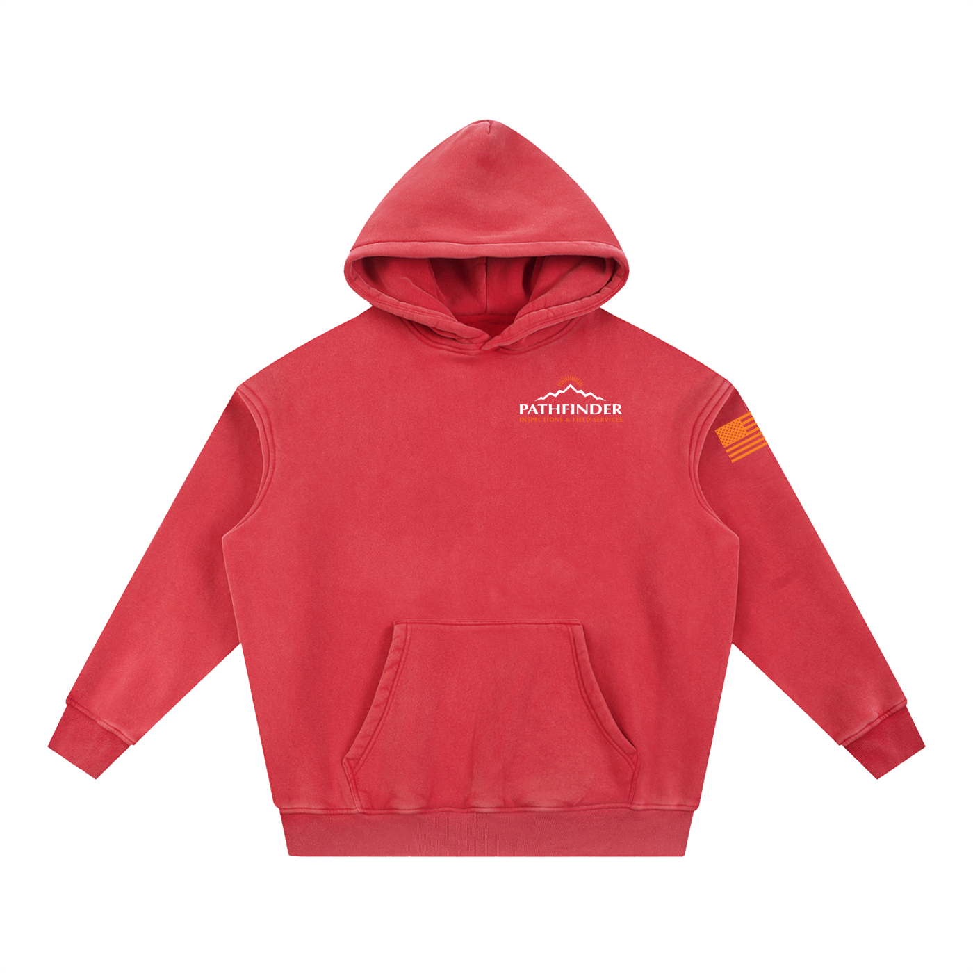 Snow Wash Fleece Oversize Hoodie