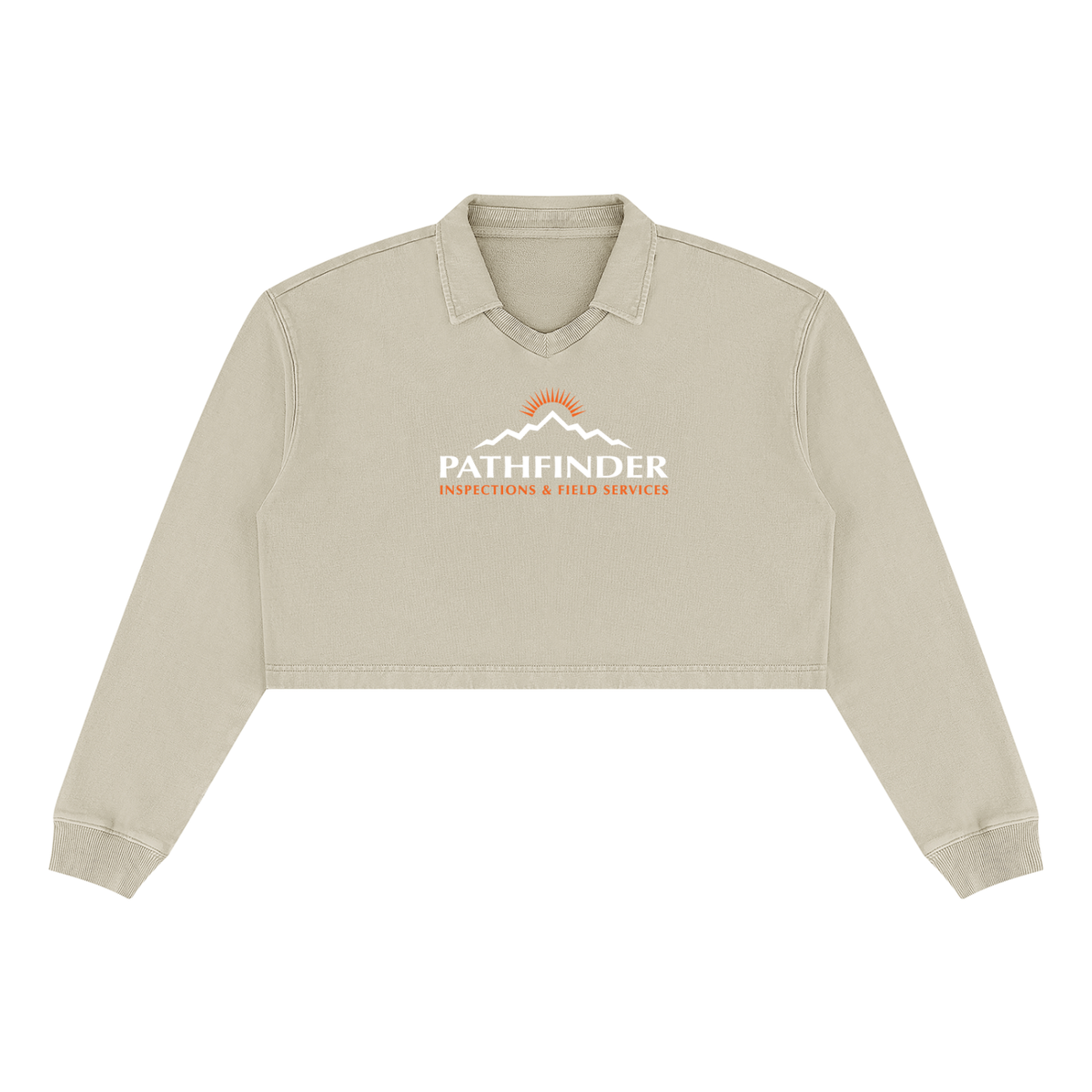 Pathfinder Women’s Vintage Wash Crop Sweatshirt