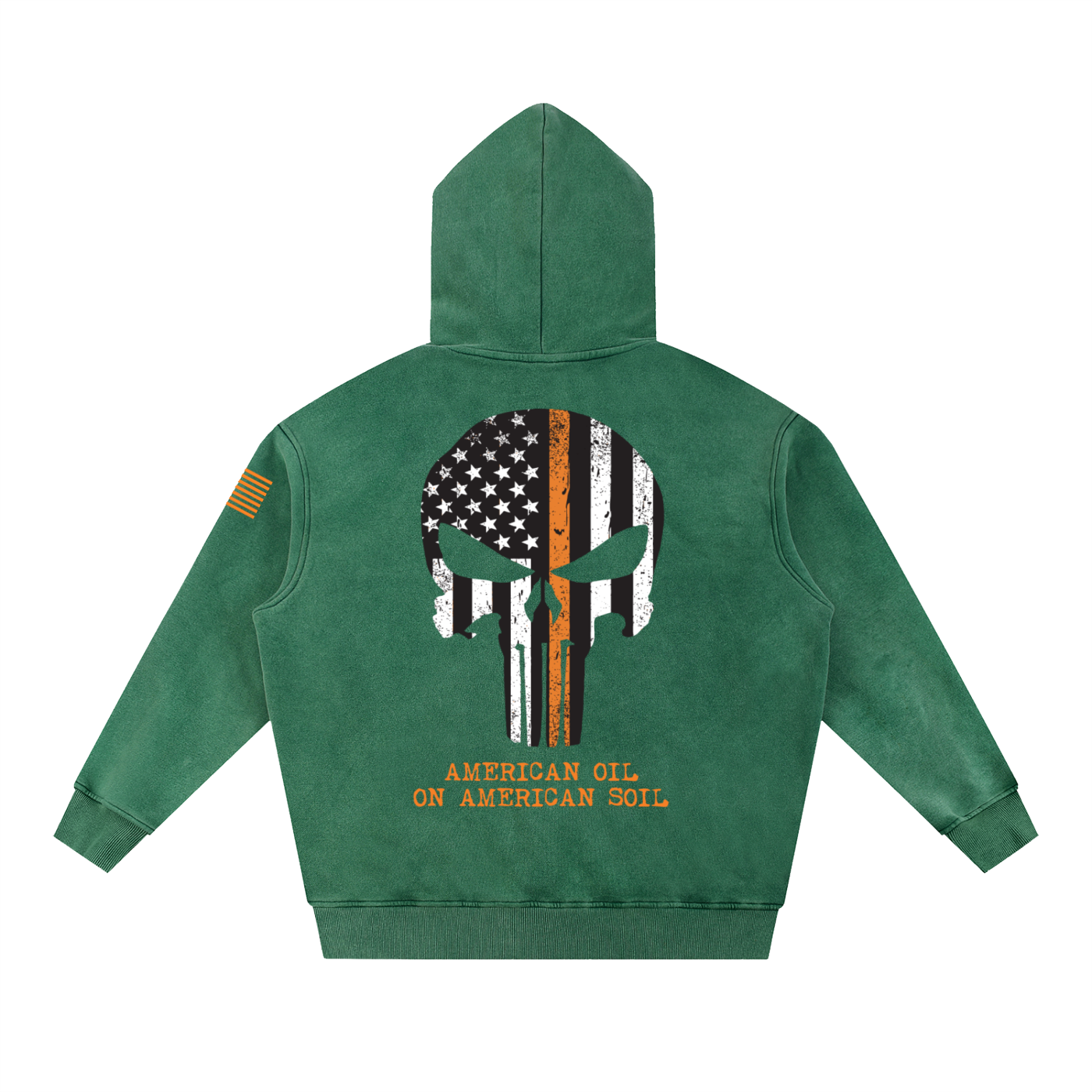 Snow Wash Fleece Oversize Hoodie