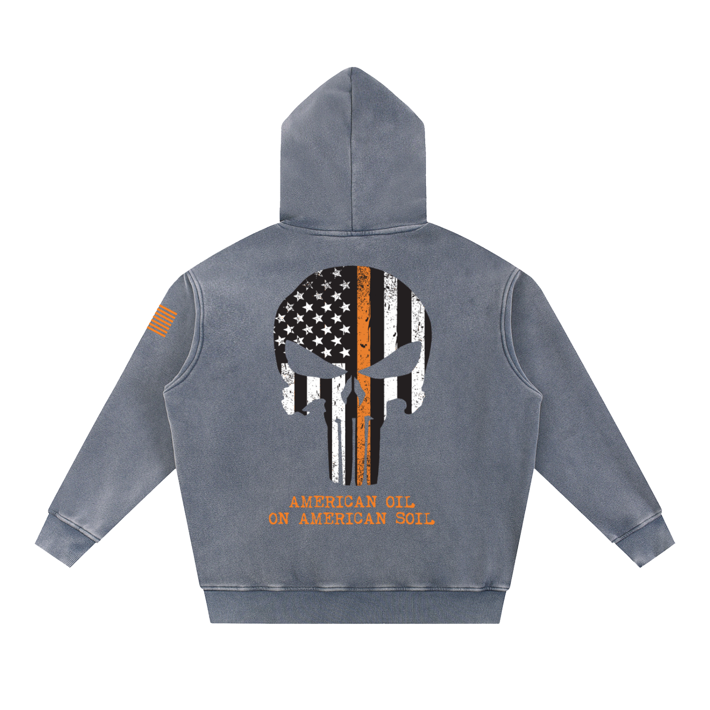Snow Wash Fleece Oversize Hoodie