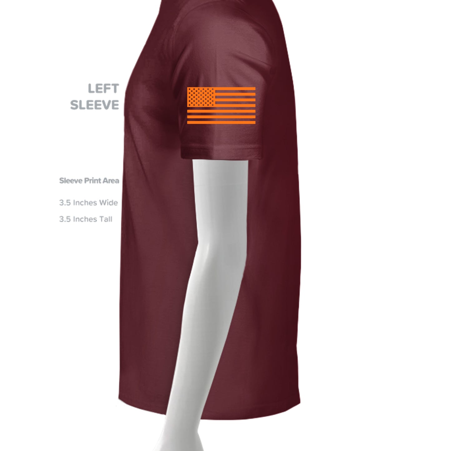 Athletic Maroon - PC55P - SLEEVE_LEFT